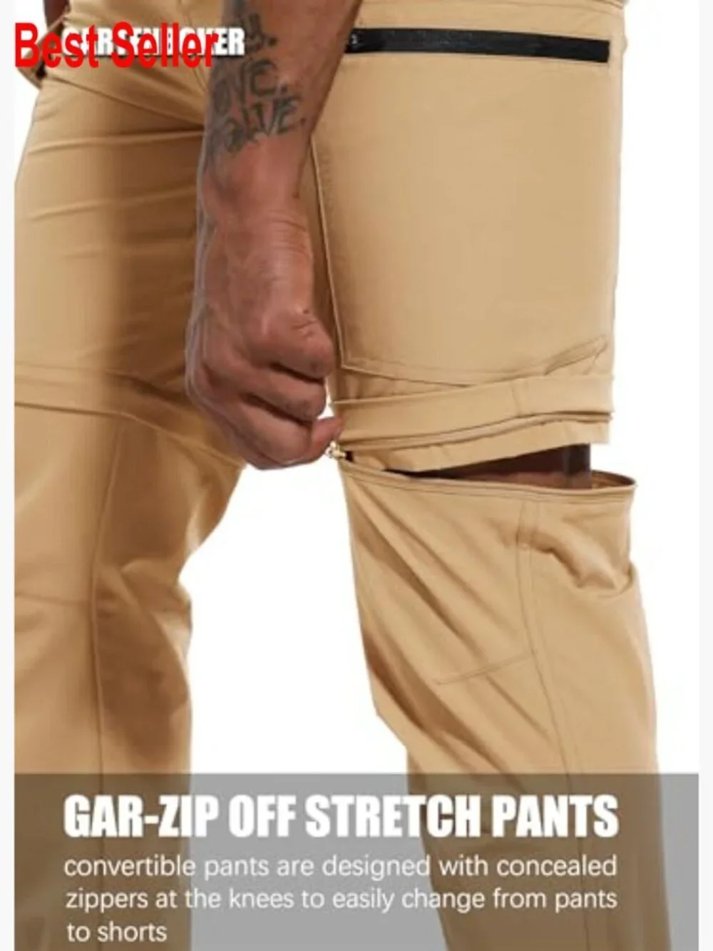 Lightweight Quick Dry Water Resistant Convertible Cargo Pants